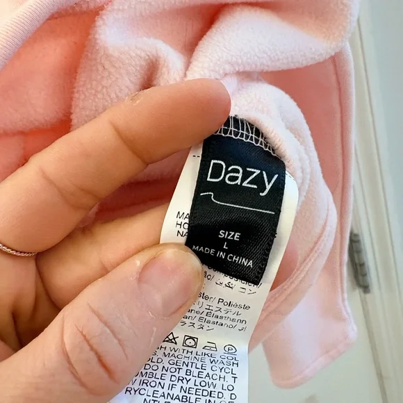 DAZY Women Casual Street Style Warm Fitted Long Sleeve Thermal Lined - Picture 7 of 9